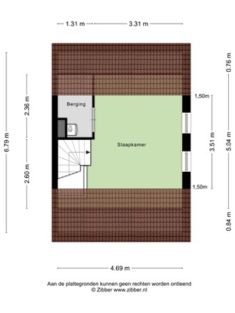 Floorplan - Nieuwstraat 66, 4921 CX Made