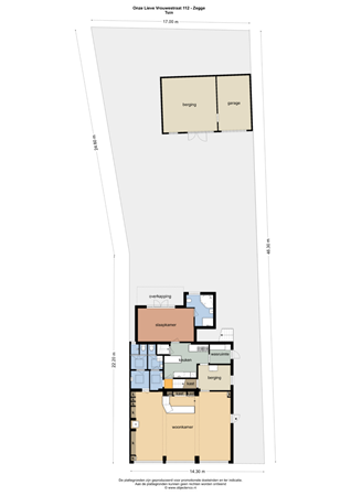 Floorplan - Onze Lieve Vrouwestraat 112, 4735 AG Zegge