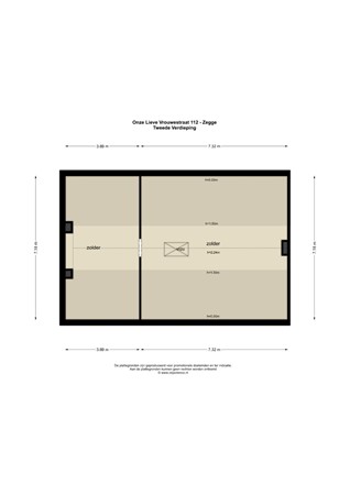 Floorplan - Onze Lieve Vrouwestraat 112, 4735 AG Zegge