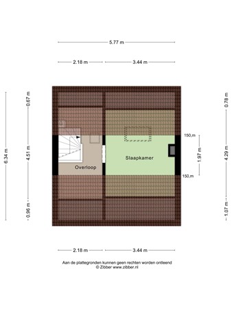 Floorplan - Van Boutershemstraat 28, 4651 LV Steenbergen