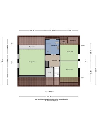 Floorplan - Kleine Heistraat 16A, 4884 ME Wernhout