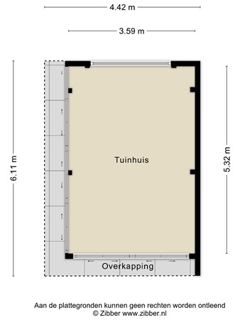 Floorplan - Wezemaal 15, 4741 ET Hoeven