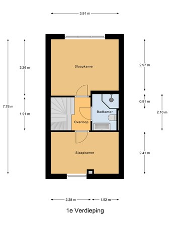 Slotplein 24, 2967 XD Langerak - 1e_Verdieping.jpg