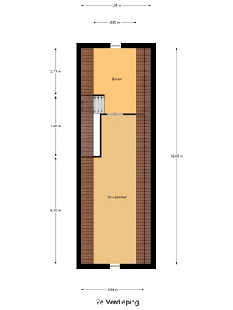 Kerkwetering 13, 3421 TS Oudewater - 2e_Verdieping.jpg