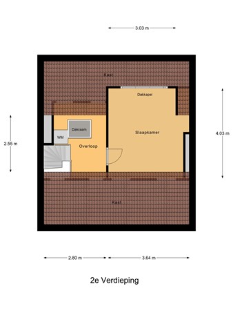Koningin Julianastraat 40, 3466 LH Waarder - 2e_Verdieping.jpg