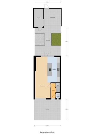 Acacialaan 8, 3461 EN Linschoten - Begane_Grond_Tuin.jpg