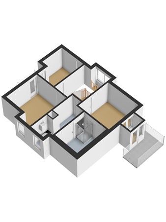 Zuideinde 20a, 2445 AV Aarlanderveen - 3d_1e_verdieping.jpg