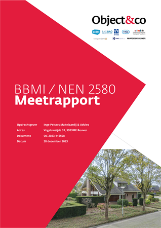 Brochure preview - Objectco - Meetrapport - Vogelsweijde 31 - Reuver.pdf