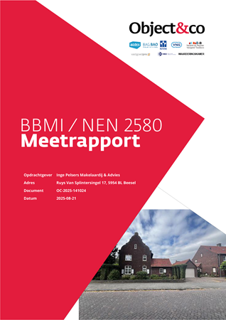 Brochure preview - Objectco - Meetrapport - Ruys Van Splintersingel 17 - Beesel.pdf