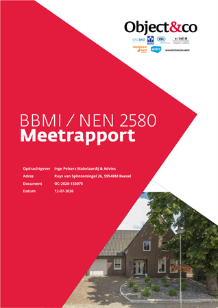 Brochure preview - Objectco - Meetrapport - Ruys van Splintersingel 26 - Beesel.pdf