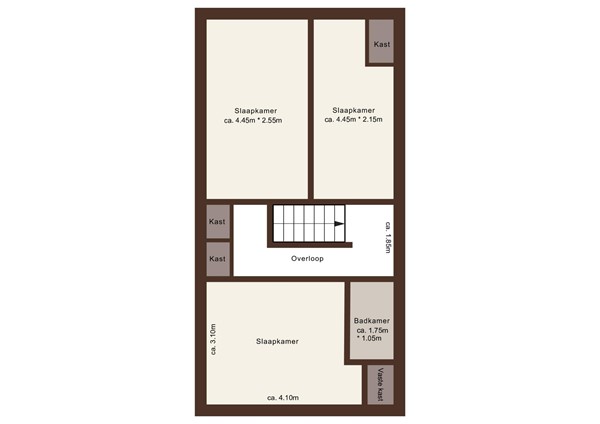 Bosseplaat 63, 3181 ZB Rozenburg - plattegrond 1e verd.jpg