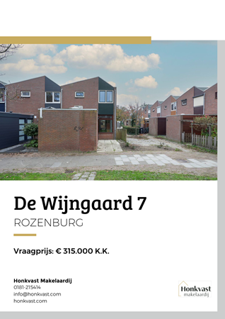 Brochure preview - De Wijngaard 7, 3181 PJ ROZENBURG (1)