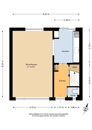 Wethouder van Heldenstraat 34, 3181 VL Rozenburg - Begane grond - 2D.jpg