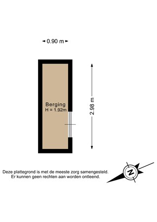Acacialaan 6, 3181 BA Rozenburg - Berging - 2D.jpg