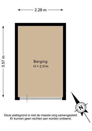 Lijsterbeslaan 27, 3181 BL Rozenburg Zh - Berging - 2D.jpg