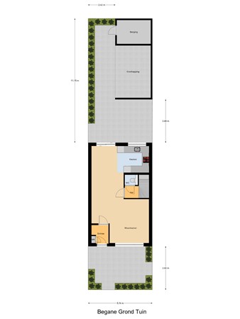 Zuidhoek 28, 3181 JG Rozenburg - Begane_Grond_Tuin.jpg