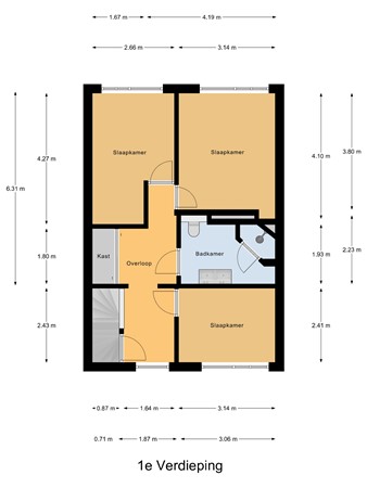 Korianderplaats 26, 3181 RK Rozenburg - 1e_Verdieping.jpg
