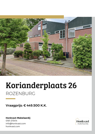 Brochure preview - Korianderplaats 26, 3181 RK ROZENBURG (1)