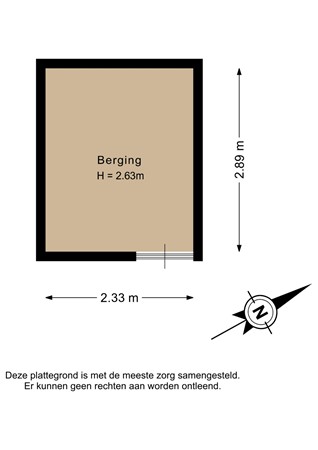 Narcissenstraat 31, 3181 WT Rozenburg - Berging - 2D.jpg