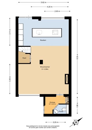 Fazantenpad 3, 3181 SB Rozenburg - Begane grond - 2D.jpg