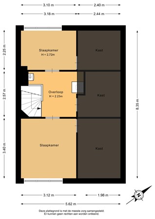 Fazantenpad 3, 3181 SB Rozenburg - Tweede verdieping - 2D.jpg