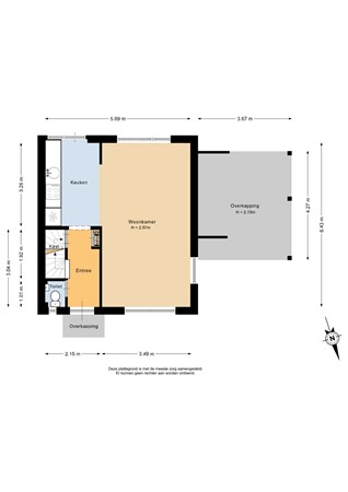Wethouder van Heldenstraat 27, 3181 VK Rozenburg - Begane grond - 2D.jpg