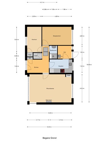 Koninginnelaan 16A, 3181 GK Rozenburg - Begane_Grond.jpg