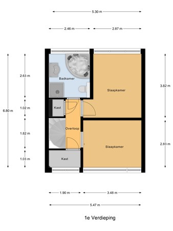 Eikenlaan 21, 3181 BE Rozenburg - 1e_Verdieping.jpg