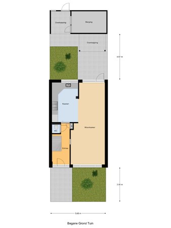 Eikenlaan 21, 3181 BE Rozenburg - Begane_Grond_Tuin.jpg