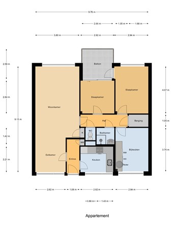 Rembrandtsingel 71, 3181 DK Rozenburg - Appartement.jpg