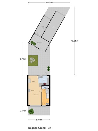 Rivierenlaan 44, 3181 DR Rozenburg - Begane_Grond_Tuin.jpg