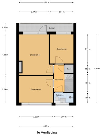 Dahliastraat 45, 3181 WJ Rozenburg - 1e_Verdieping.jpg