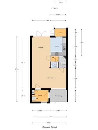 Nachtegaallaan 24, 3181 SL Rozenburg - Begane_Grond.jpg