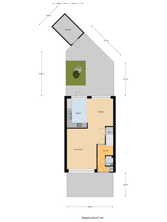 Keerweer 7, 3181 PP Rozenburg - Begane_Grond_Tuin.jpg