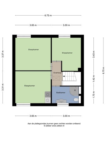 Bergerweg 25A, 6063 BN Vlodrop - 436464_2D_Eerste_Verdieping_Bergerweg_25_A_Vlodrop_02.jpg