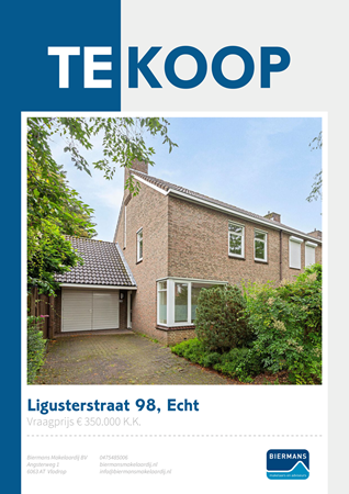 Brochure preview - Ligusterstraat 98, 6101 MC ECHT (1)