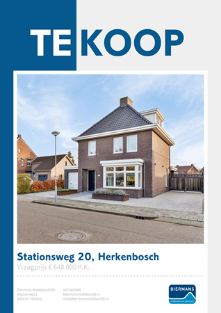 Brochure preview - Stationsweg 20, 6075 CC HERKENBOSCH (1)