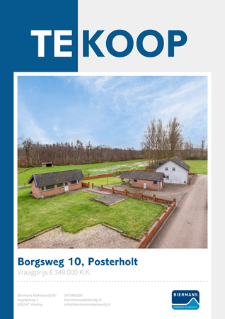 Brochure preview - Borgsweg 10, 6061 AM POSTERHOLT (1)