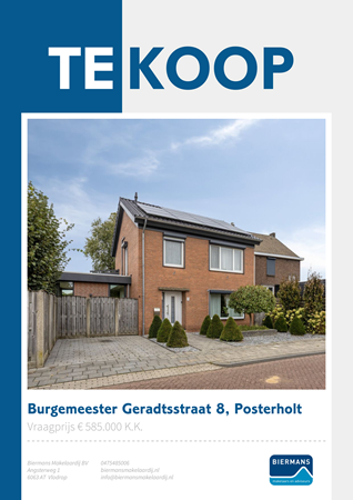 Brochure preview - Burgemeester Geradtsstraat 8, 6061 GP POSTERHOLT (1)