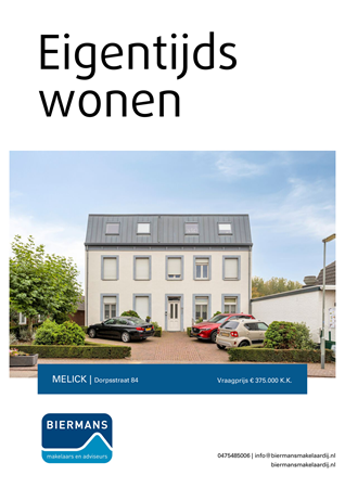 Brochure preview - Brochure Dorpsstraat 84 Melick.pdf