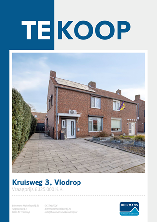 Brochure preview - Kruisweg 3, 6063 CD VLODROP (1)