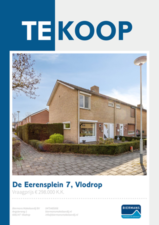Brochure preview - De Eerensplein 7, 6063 CH VLODROP (1)
