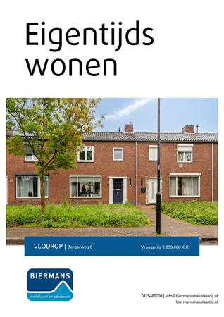 Brochure preview - Bergerweg 8, 6063 BR VLODROP (1)