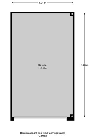 Floorplan - Beukenlaan, 1701 DA Heerhugowaard