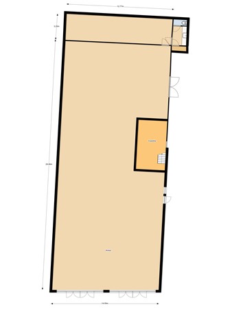 Floorplan - Westerstraat 104, 1441 AT Purmerend