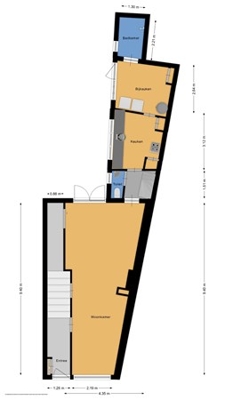 Floorplan - Nieuwland 4, 1621 HK Hoorn