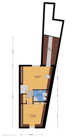 Floorplan - Nieuwland 4, 1621 HK Hoorn