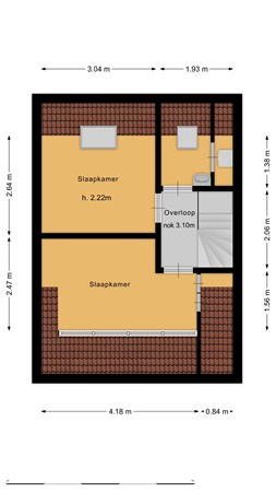 Floorplan - Roosterbos 66, 2134 EZ Hoofddorp