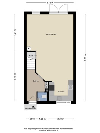 Floorplan - Martin Luther Kingerf 14, 3263 EN Oud-Beijerland