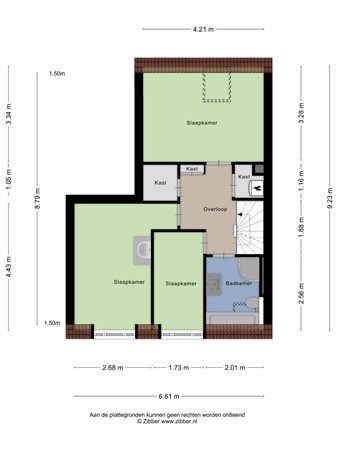 Floorplan - Bakhuis 3, 3262 CB Oud-Beijerland